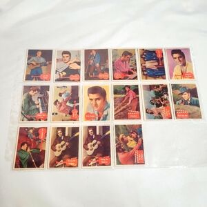 Lot of 16 Elvis Presley 1956 Bubbles Inc. Trading Cards Ungraded EUC